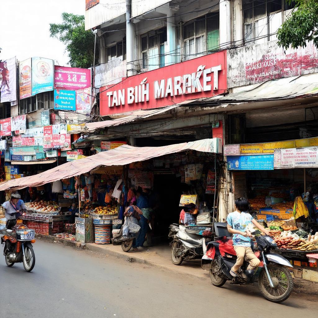 Hinh anh ben ngoai cho tan binh ly thuong kiệt phuong 6 tan binh tp hcm